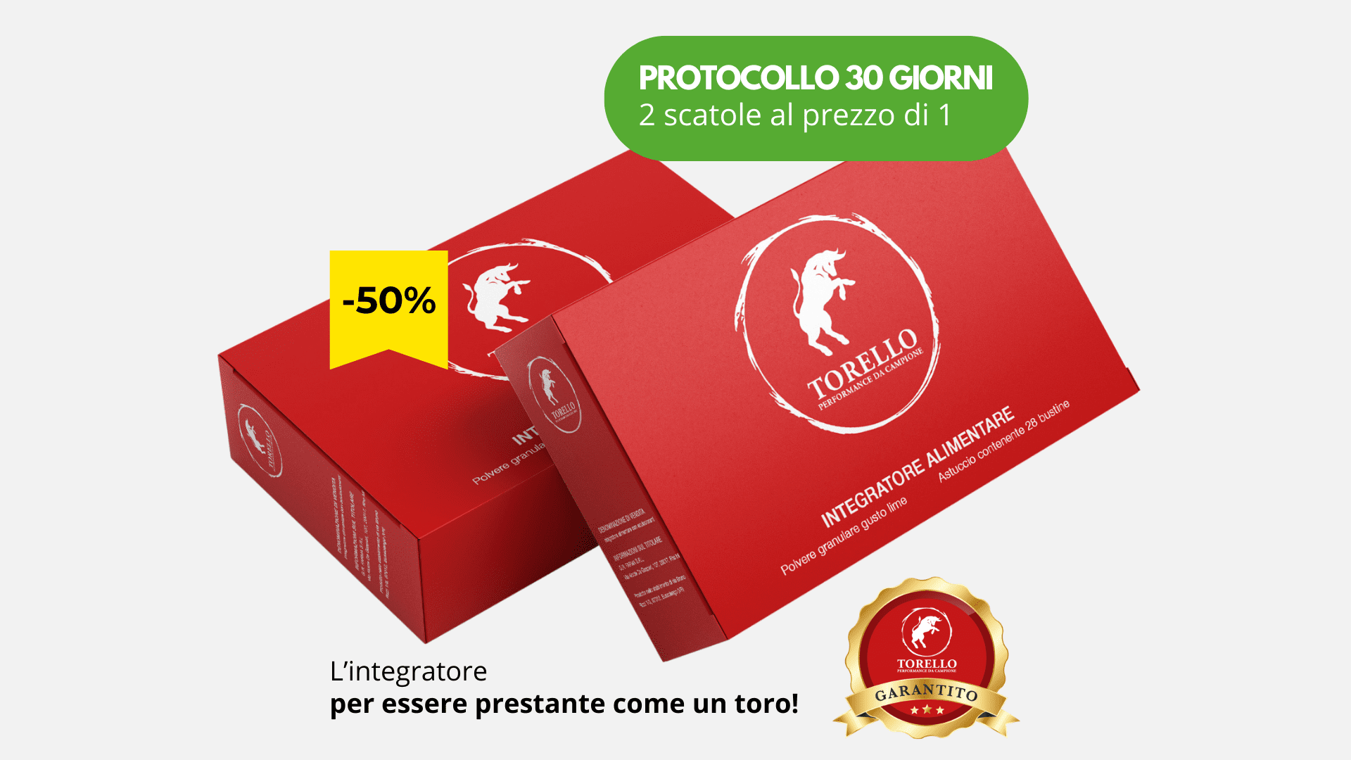 Integratore Torello<br>Protocollo 30 giorni - 2x1