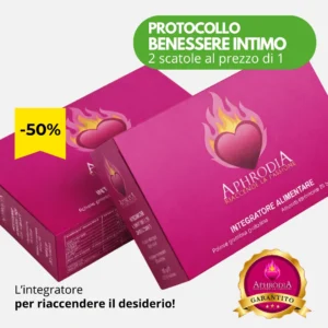 Integratore Aphròdia:<br>Integratore Aphròdia Protocollo benessere intimo – 2×1