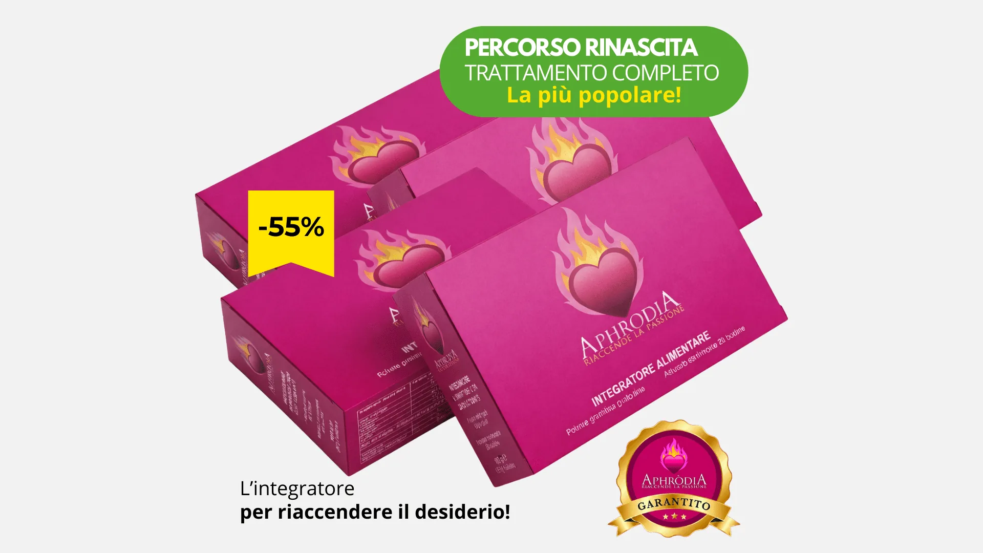 Aphrodia 4x2:<br>Integratore Aphròdia Percorso rinascita – 4x2