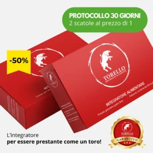 Integratore Torello<br>Protocollo 30 giorni - 2x1
