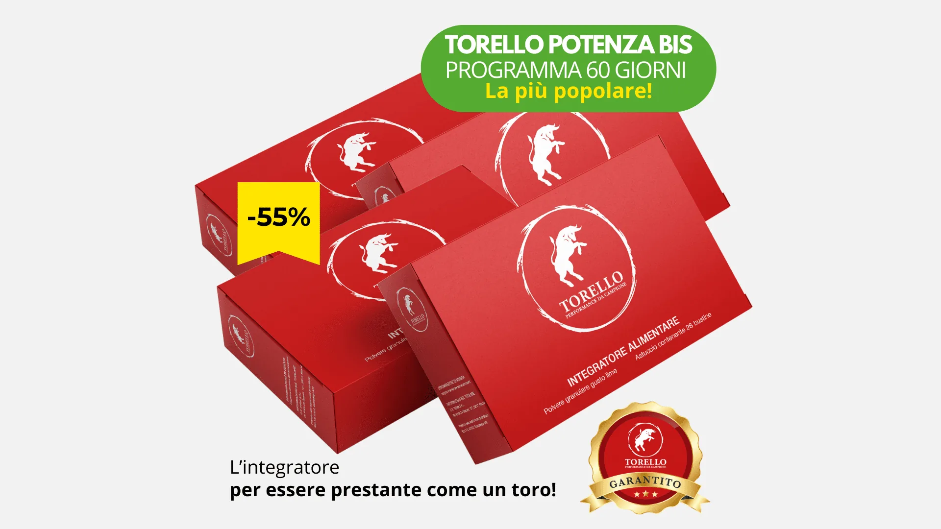 Integratore Torello<br>Potenza Bis - 4x2<br>+ 10% extra sconto